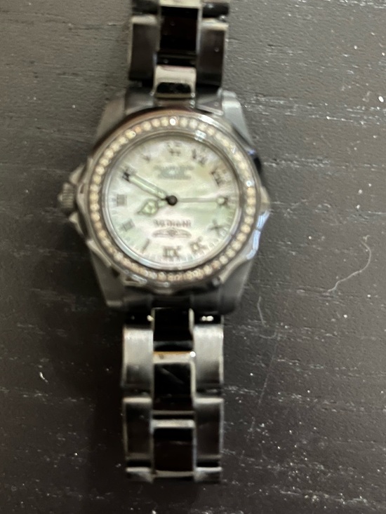 Citizen Accessories - Citizen Women's Black Stainless Bracelet Watch with Mother-of-Pearl Dial